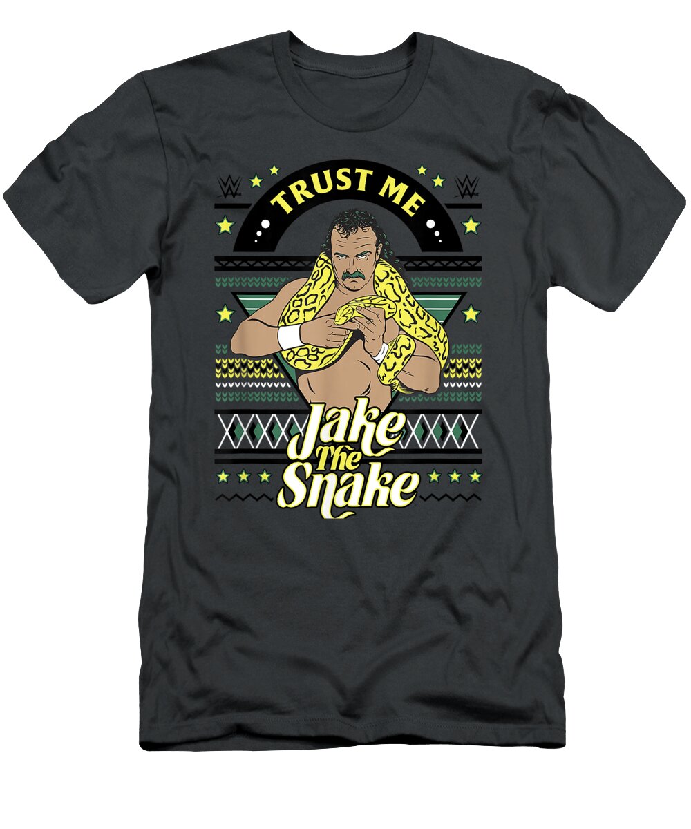 WWE Christmas Ugly Sweater Jake the Snake Zachar Franky T-Shirt