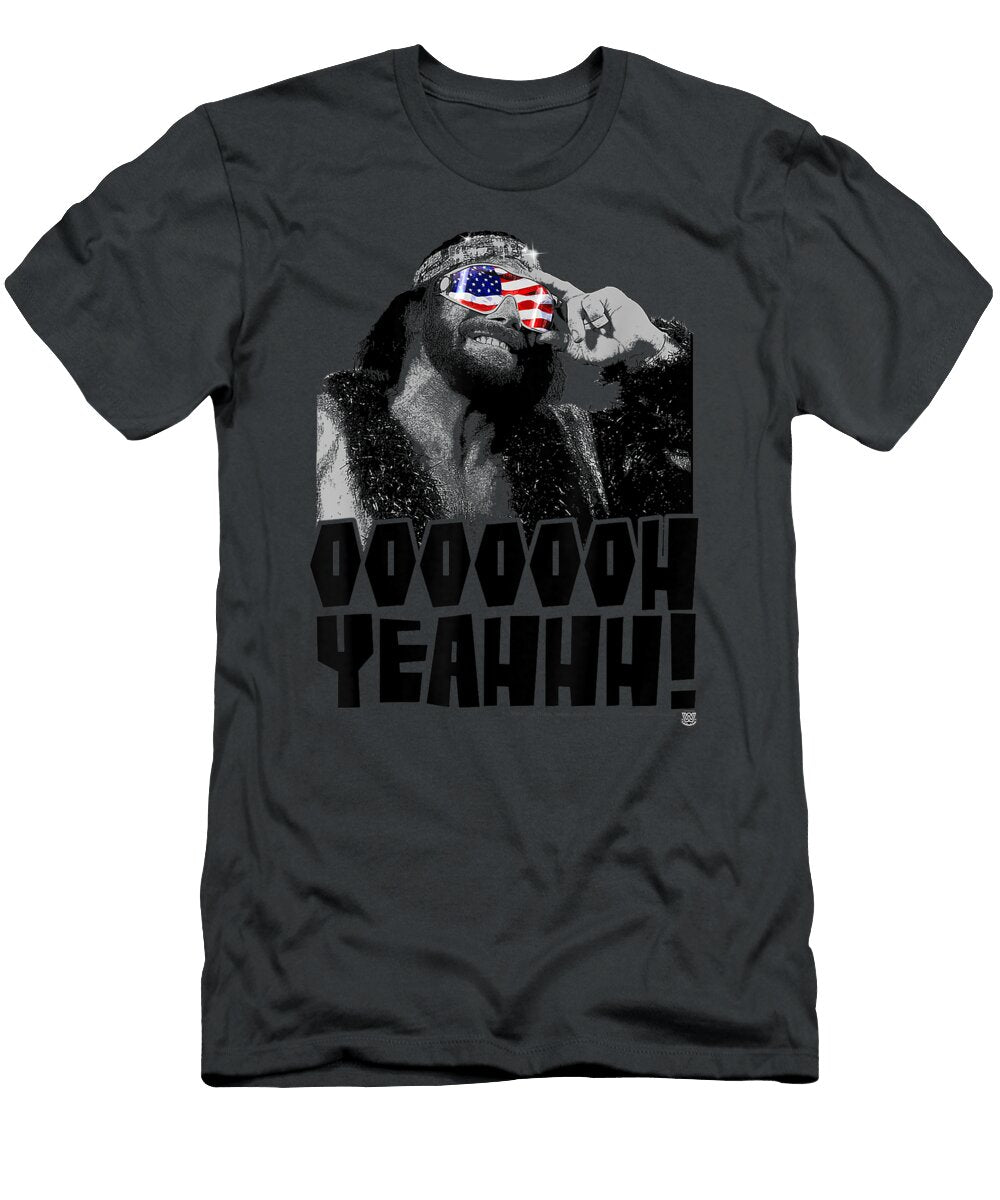 WWE Patriotic Macho Man Christmas Present Birthday Sansad Braa T-Shirt