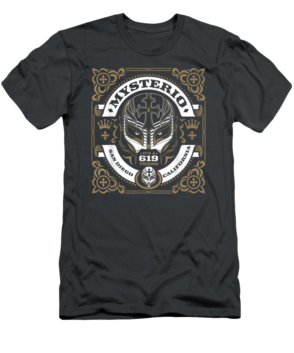WWE Rey Mysterio Mysterio Label Graphic Christmas Sansad Braa T-Shirt