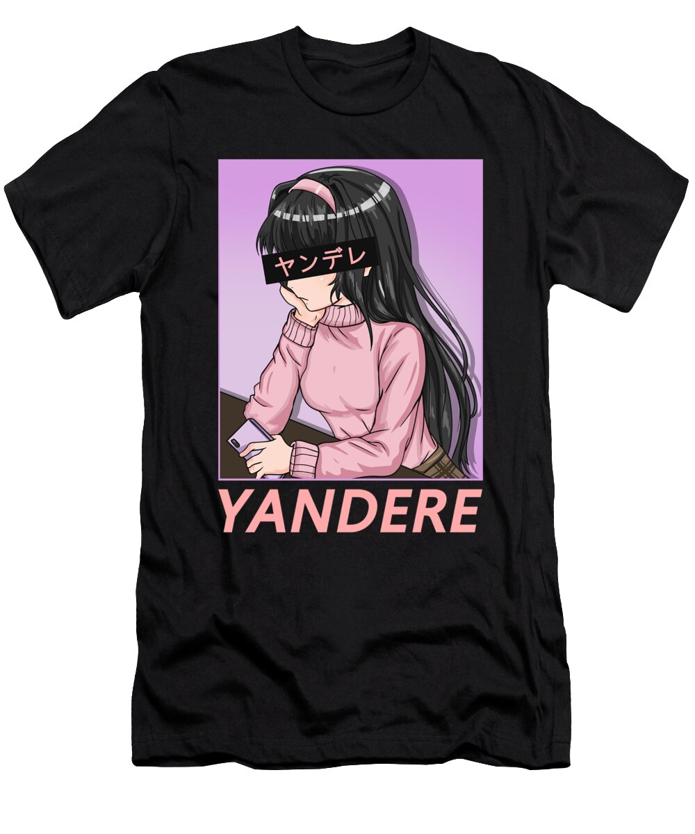 Yandere Japanese Anime Girl Manuel Pichler T-Shirt