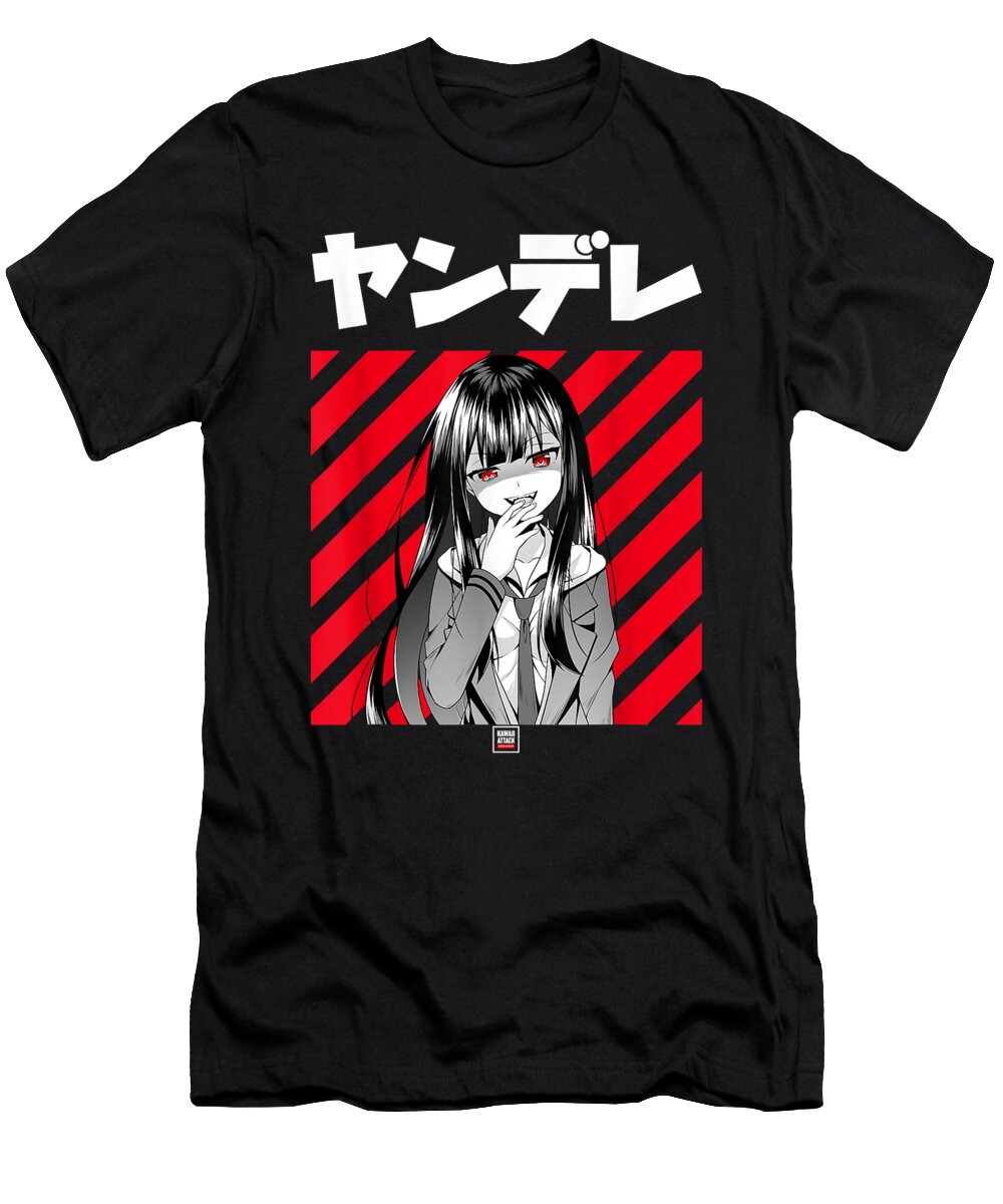 Yandere Kawaii Japanese Anime Cute Ezone Prints T-Shirt