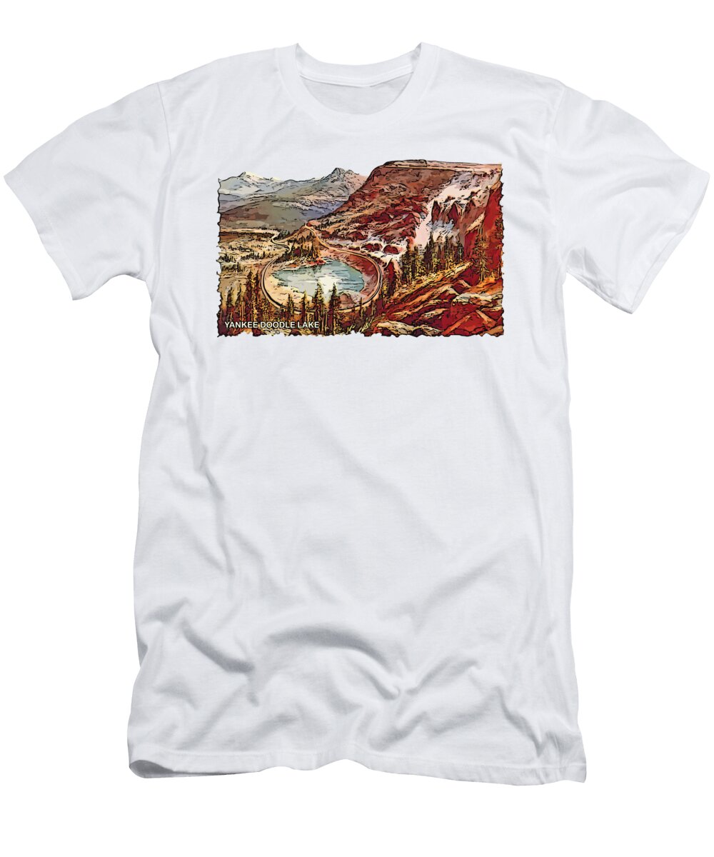 Yankee Doodle Lake Moffat Road Co Long Shot T-Shirt
