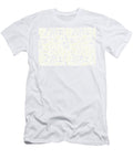Yellow and White Wacky Retro Circle Pattern Petite Pattern Minimal Graphic Designs T-Shirt