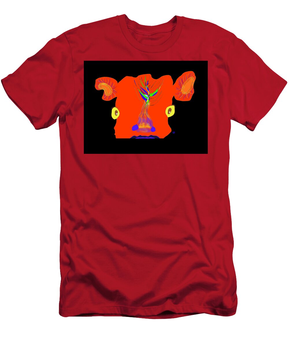 Yellow Eyed Cow Elisabeth Brown Daley T-Shirt