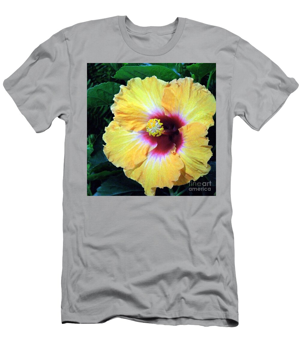 Yellow Hibiscus Renee Trenholm T-Shirt