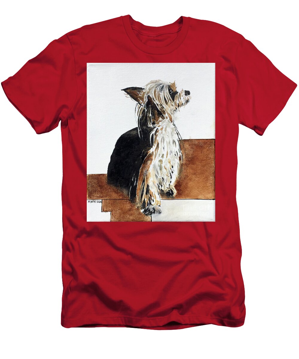 Yorkie Monte Toon T-Shirt