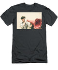Young Man Shouting with Road Marker Loud Hailer Ryan Jorgensen T-Shirt