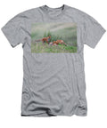 Young Red Foxes Playing Northumberland National Park UK Ann Steve Toon Natureplcom T-Shirt