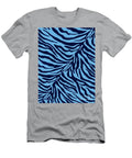 Zebra 3 Shades of Blue Yonni H T-Shirt
