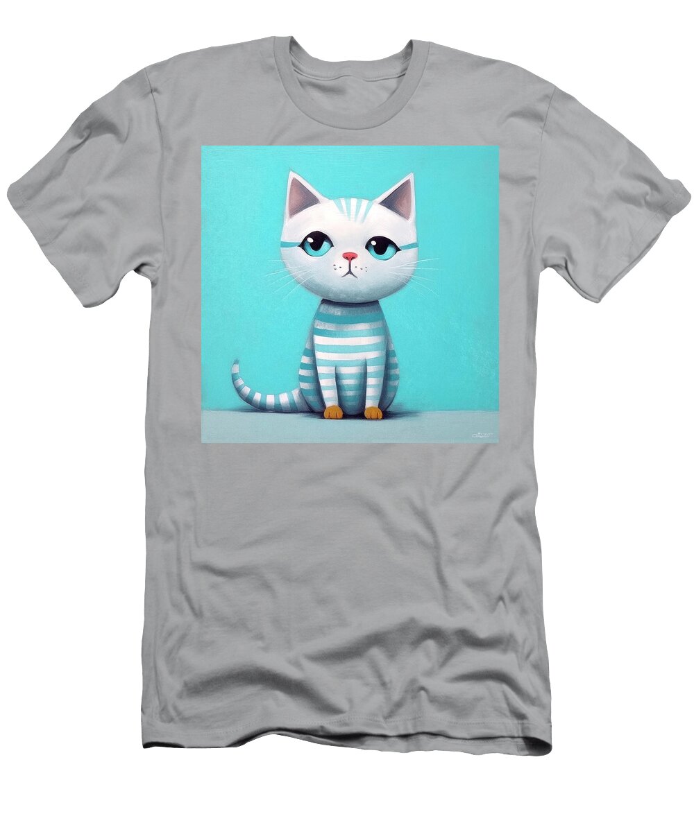 Zebra Cat Jutta Maria Pusl T-Shirt