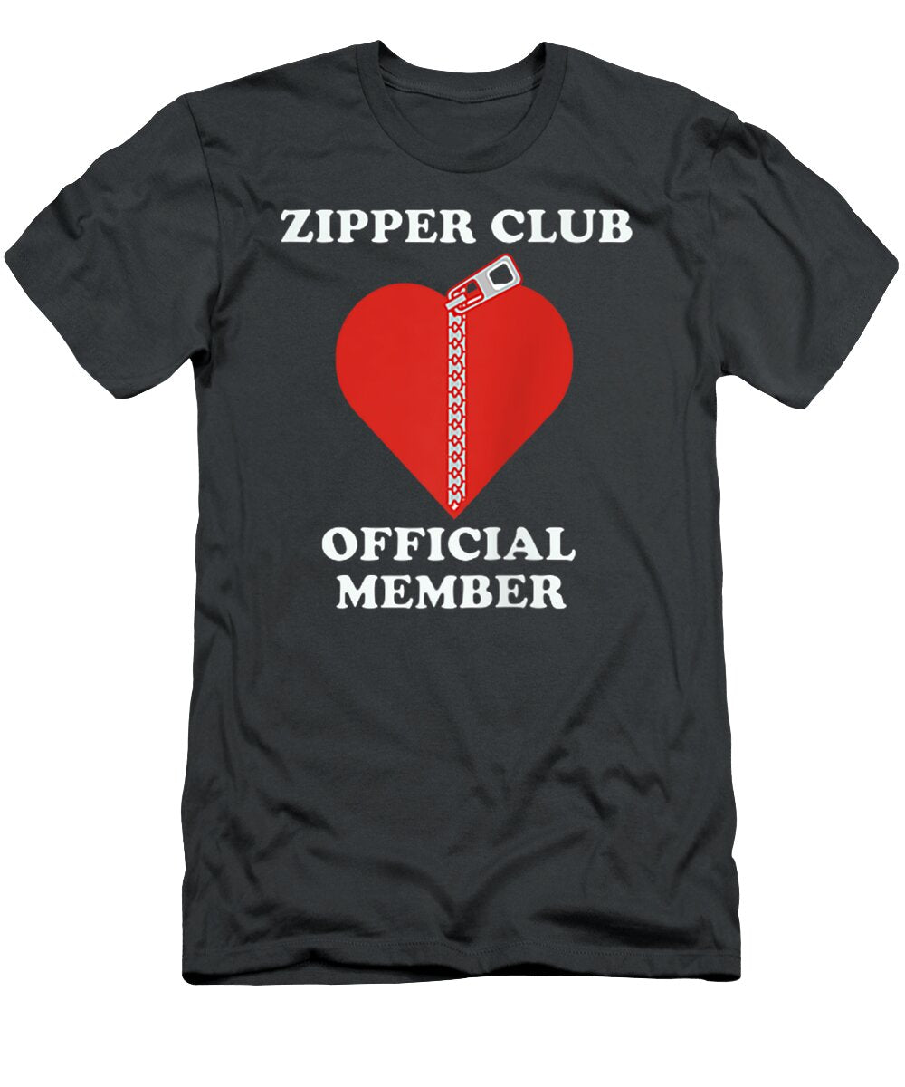 Zipper Club Official Member Open Heart Surgery Amen Keisara T-Shirt