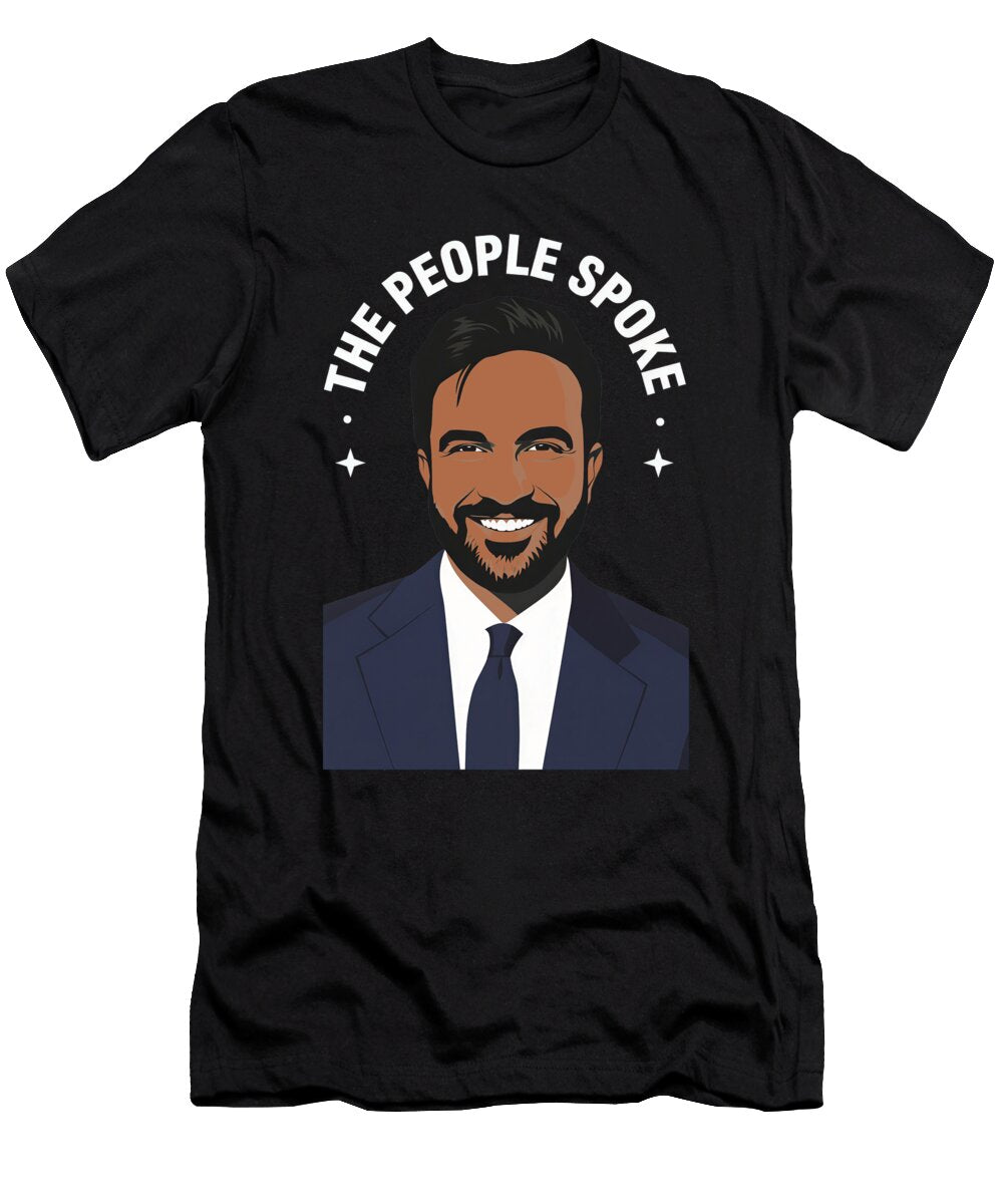 Zohran Mamdani the People Spoke Viral Guy T-Shirt